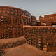 via merka 'This adobe house is in Tiebele, Burkina Faso'