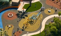 NBBJ and ESI Design's newly renovated Nickerson Gardens Playground in Watts opens