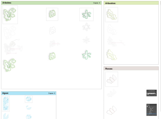 Object Libraries for textures/lineweights/colors of custom-drawn landscaping & natural elements