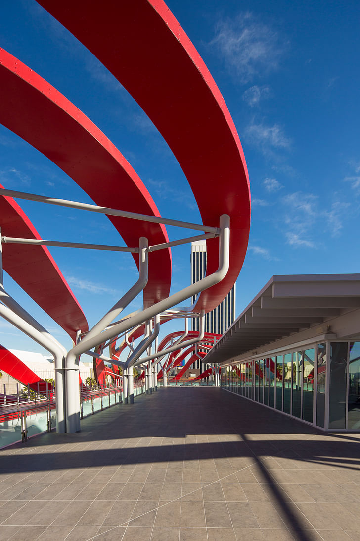 The rooftop view (image via The Petersen Museum)