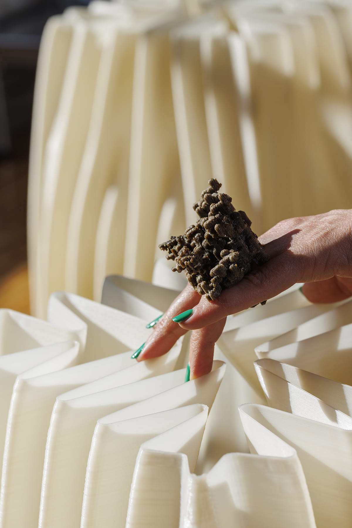 ecoLogicStudio’s collection of biophilic design products includes algae ...