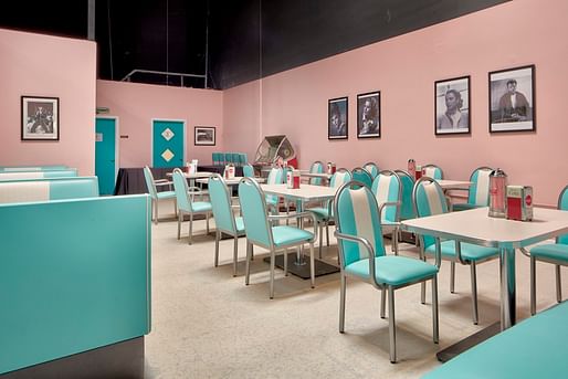 Diner in Town Square designed in 1950's style interior. Image: Senior Helpers​. 