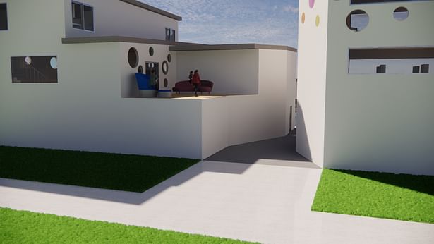 Exterior Patio Rendering 