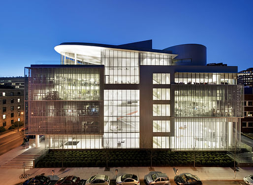 <a href="https://archinect.com/leersweinzapfel/project/mit-media-lab">MIT Media Lab</a> for <a href="https://archinect.com/mitarchitecture">Massachusetts Institute of Technology</a> in Cambridge by <a href="https://archinect.com/leersweinzapfel">Leers Weinzapfel Associates</a> in association with <a href="https://archinect.com/firms/cover/47157/maki-and-associates">Maki and Associates</a>