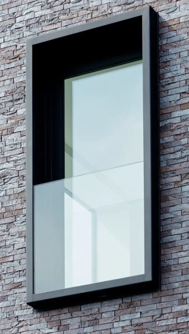 External projecting window reveal clad in metal | Gallery | Archinect