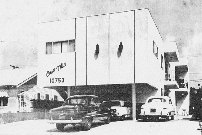 10753 Palms Boulevard, Los Angeles, 1965 Coast Realty Archive photo via CLUI