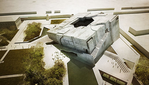"Timeless Cube", entry for the National Museum of Afghanistan competition by Matteo Cainer Architects (Image: Matteo Cainer Architects)