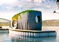 Czech 3D-printed floating house is now complete