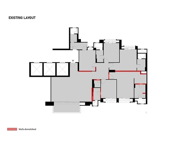 Existing layout