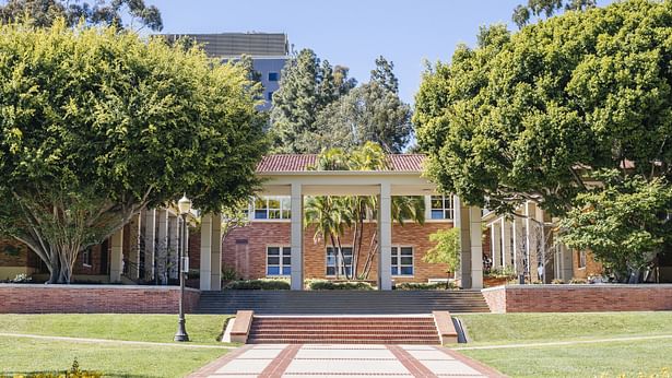 View of Perloff Hall at UCLA. Image courtesy of UCLA AUD.