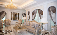 Classic style villa design in Dubai