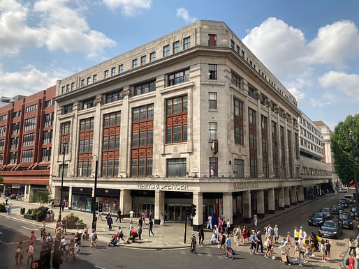 The threatened M&S building at 458 Oxford Street, London. Image courtesy SAVE Britain's Heritage