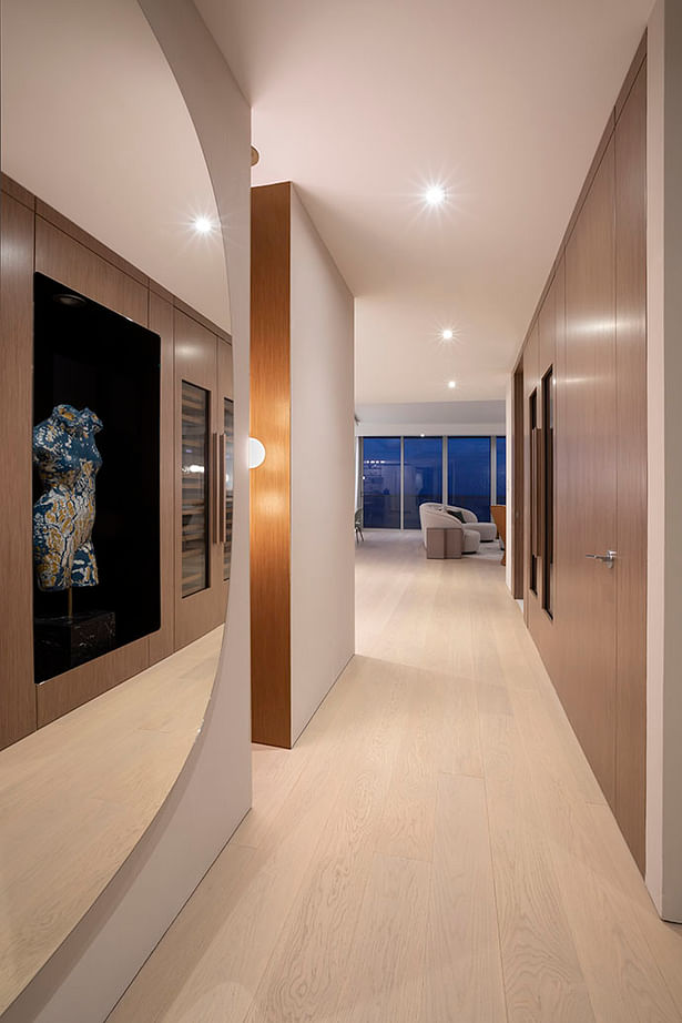 Entry Foyer Design - Modern Beachfront Fort Lauderdale Condo by DKOR Interiors