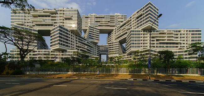 Exteriors - The Interlace Condominium by Ole Sheeren, OMA. Photo by Darren Soh.