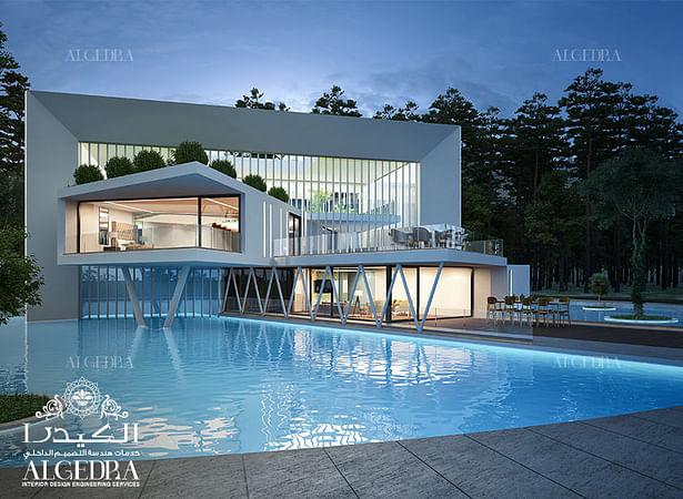 Luxury modern villa design