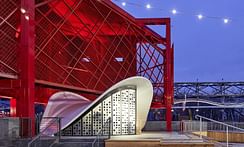 Bernard Tschumi designs 'HyperTent' ticket booth for Parc de la Villette