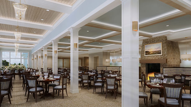 rendering of new casual dining