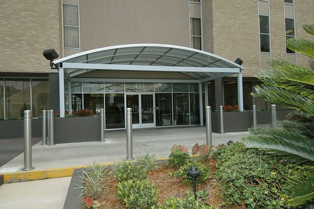 AFTER - Building Front Drive and Canopy