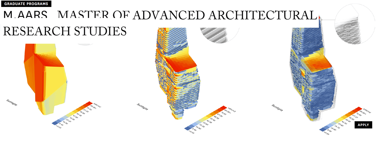 New Master of Advanced Architectural Research Studies Leverages Design ...