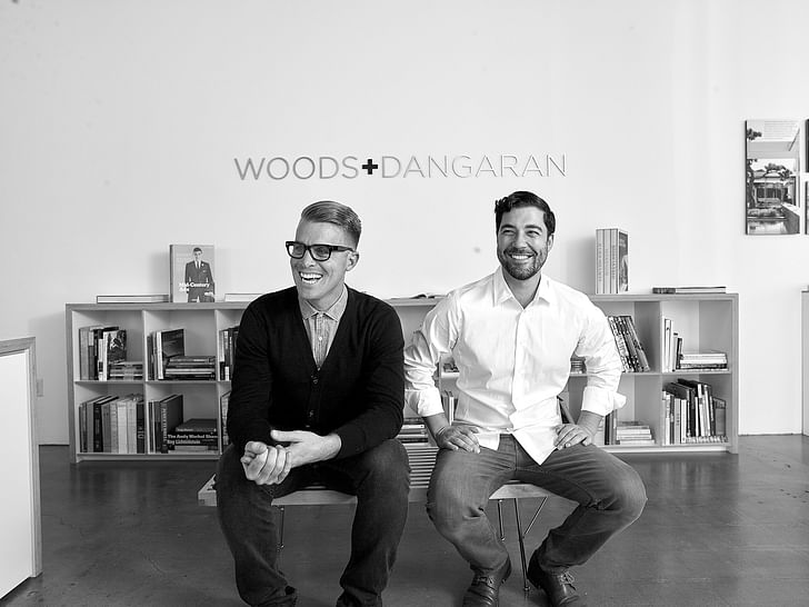 Brett Woods and Joseph Dangaran, co-founders of boutique architectural firm Woods + Dangaran. Photo: Francis Dreis.