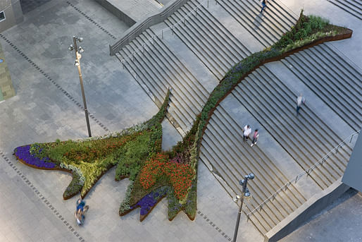 The Garden that Climbs the Stairs by Balmori Associates. Photo: Iwan Baan. Image courtesy of Balmori Associates.