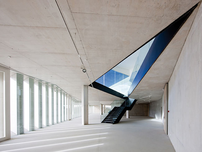 Municipal Auditorium in Teulada, Spain by Francisco Mangado & Associates; Photo: Juan Rodríguez 