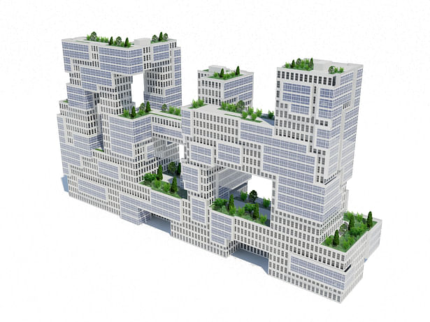 Green Megastructure Building design Prototype