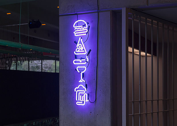 Neon signs designed by Little Coins.