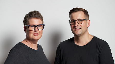 ORA Founding Principal Oonagh Ryan (left) and Associate Principal James Guillou. Image: Eric Staudenmaier Photography, courtesy ORA.