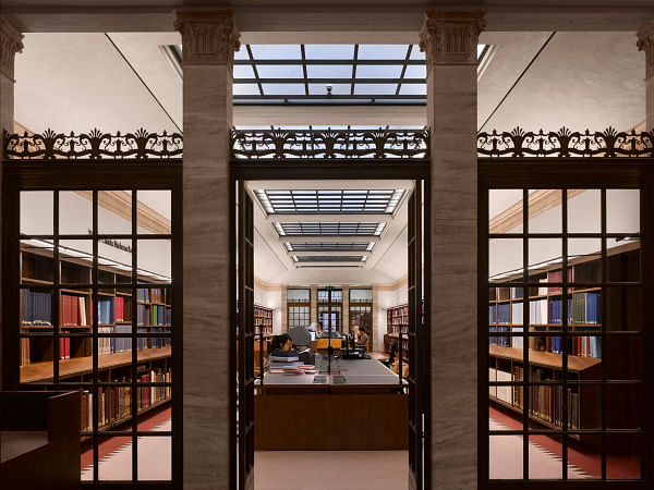 Weston Library - View of a newly refurbished reading room