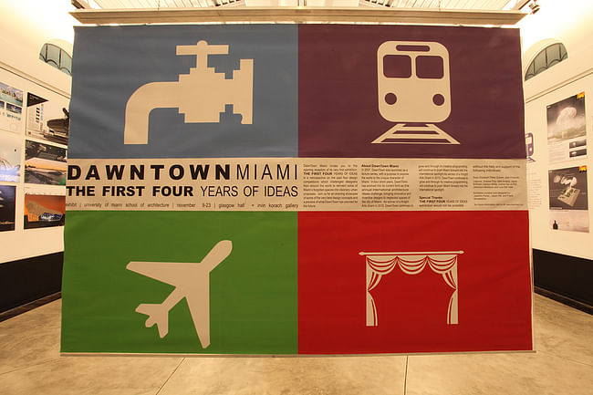 At the opening event of the DawnTown Miami | The First Four Years of Ideas exhibition, Nov 9, 2011