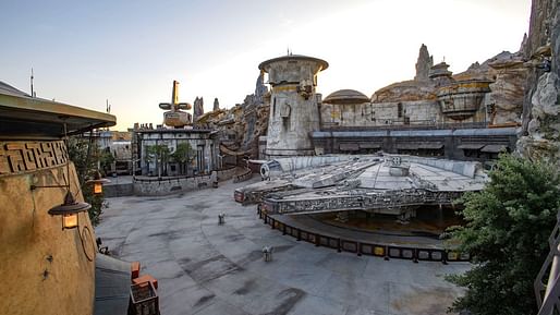 A partial overview of Star Wars: Galaxy's Edge. Photo by Richard Harbaugh