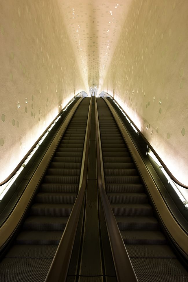 The “Tube” at the Elbphilharmonie. Photo © Michael Zapf