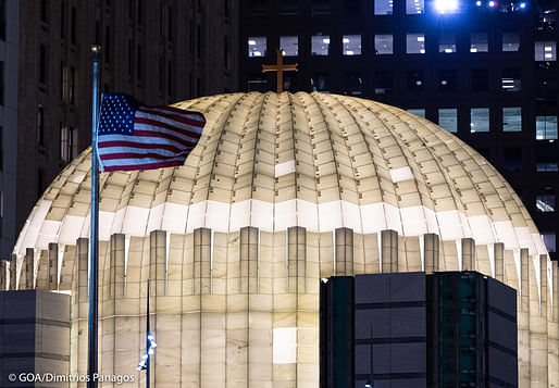 The inaugural lighting of the Saint Nicholas National Shrine. Image: Saint Nicholas Greek Orthodox Church/© GOA/Dimitrios Panagos