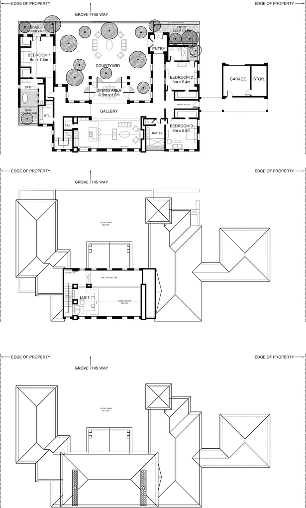Portugal Residence Final Plan - Enclosed Courtyard