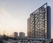 Aedas designs a modern façade with dancing balconies for a new residential development in Taiwan