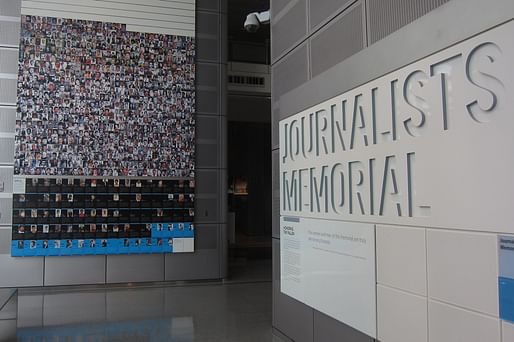Former journalists memorial in the now-closed Newseum in Washington, D.C. Image © John Mitchell (2011) ​via Flickr