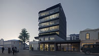 3d visualization of a renovated commercial and retail building in Collingwood