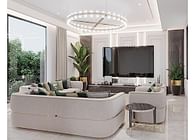 Luxury Living Room Interior Design and Fit-out by Antonovich Group