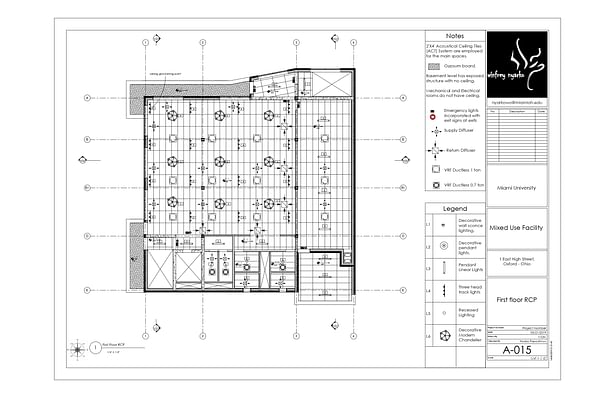 Ceiling Layout