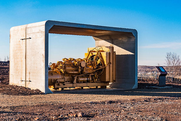 Retired Mine Truck Engine, Photo by Forterra