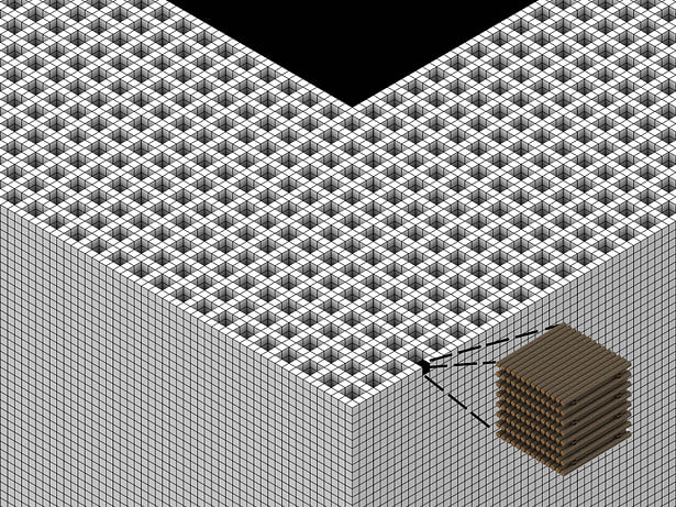 Bank axonometric zoom in