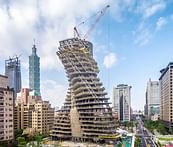 Vincent Callebaut's luxe, green Agora Garden Tower twists up the Taipei skyline