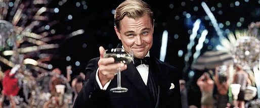 Image from "The Great Gatsby" with Leonardo DiCaprio