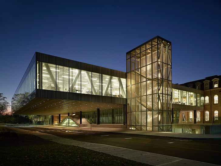 Milstein Hall at Cornell University (The Cornell School of Architecture), Architect: OMA/Rem Koolhaas © Brad Feinknopf