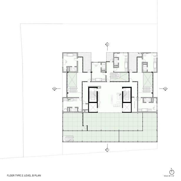 Floor Type 2 Level B Plan