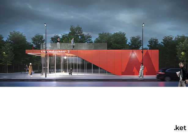 'Klenovyy Boul’vard 2' metro station . competition project . bureau .ket