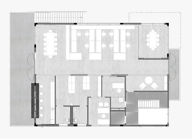 2nd Floor Plan of 511 + GLAVOVIC STUDIO Office