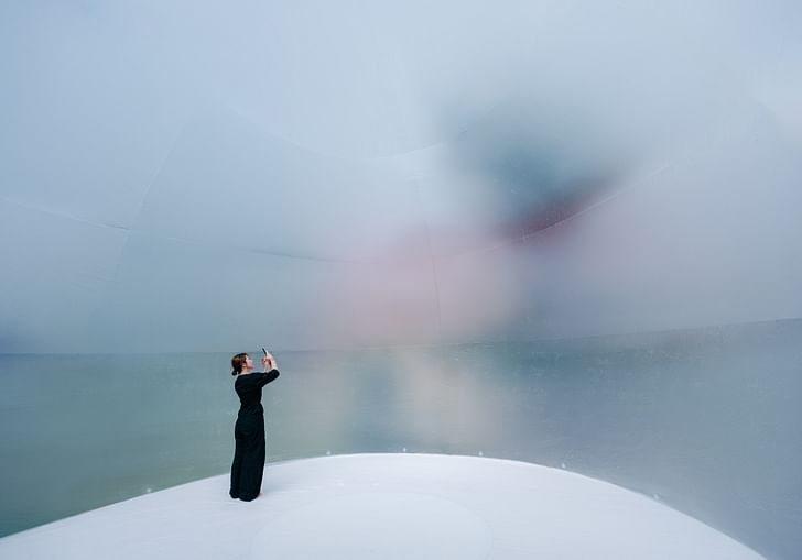 Ephemeral Bubble by MAD Architects, completed in 2024 in Japan’s Niigata Prefecture. Photo: Zhu Yumeng.