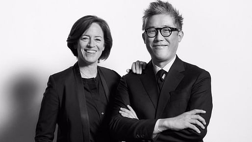 Sharon Johnston and Mark Lee, artistic directors of the Chicago Architecture Biennial. (Eric Staudenmaier / Chicago Architecture Biennial)